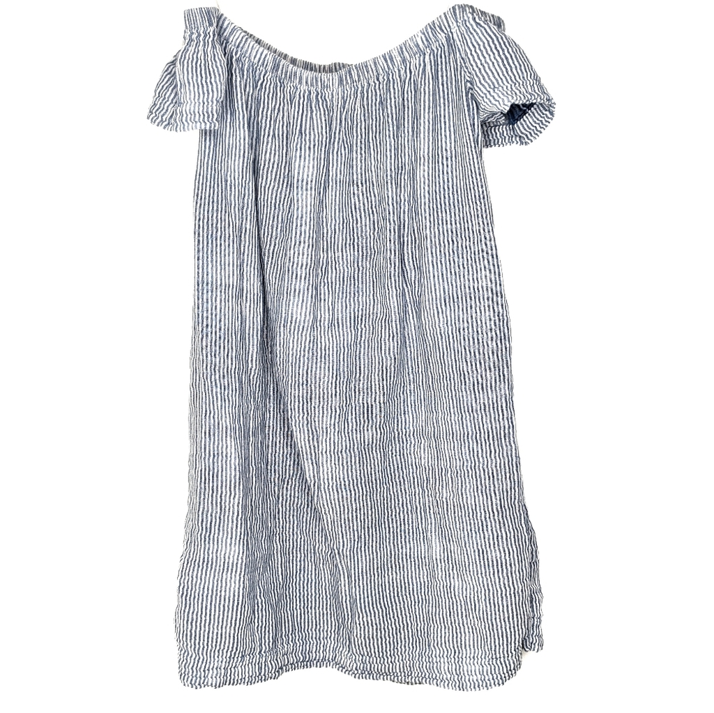 Cloth & Stone Stripe Off The Shoulder Dress H14